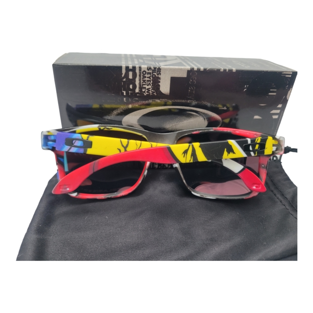 Oakley Red and Yellow Sunglasses